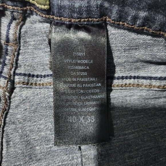 Urban Star Jeans Mens 40 x 33 Relaxed Straight Leg Denim Light Stretch - Picture 5 of 9